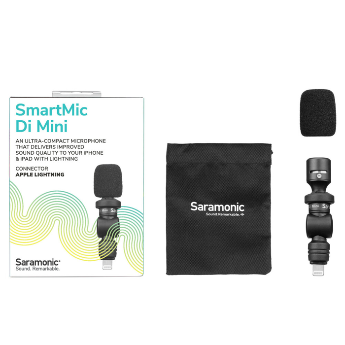 Saramonic Smartmic Di mini ultra-compact omnidirectional condenser microphone
